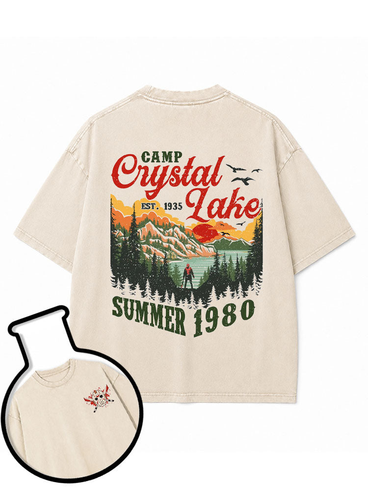 Camp Crystal Lake Washed T-Shirt