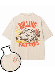 ROLLING FATTIES Washed T-Shirt