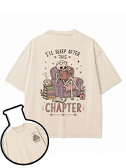 I'LL SLEEP AFTER THIS CHAPTER Washed T-Shirt