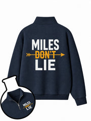Miles Don't Lie Half-Zip Fleece Pullover