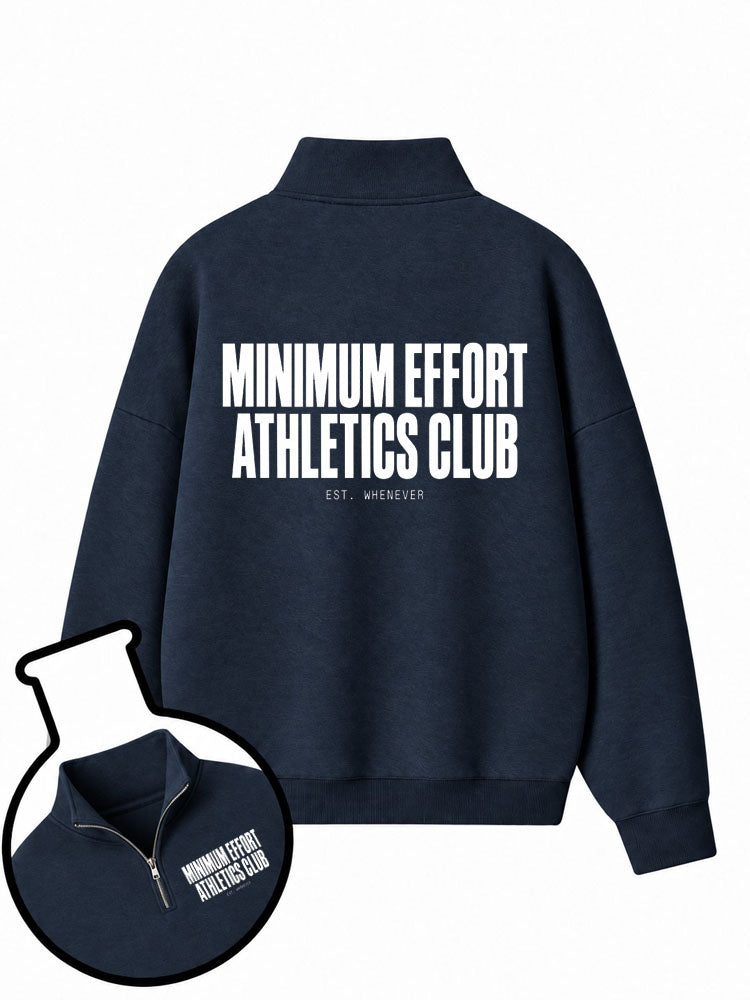 Minimum Effort Athletics Club Half-Zip Fleece Pullover