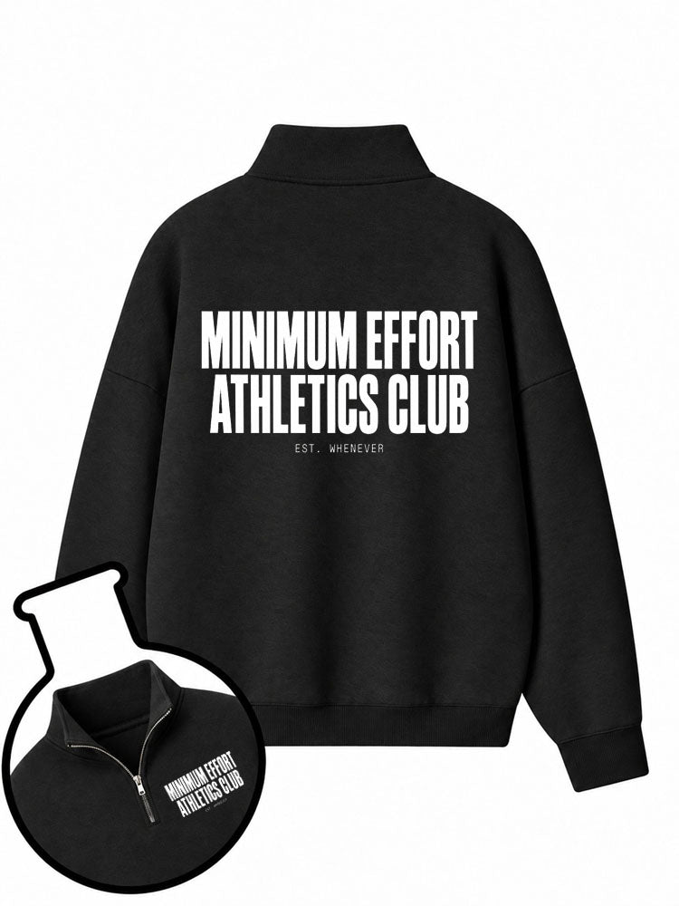 Minimum Effort Athletics Club Half-Zip Fleece Pullover
