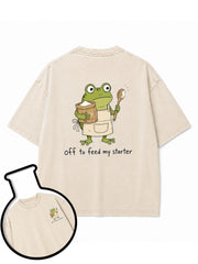 Off to Feed My Starter Washed T-Shirt