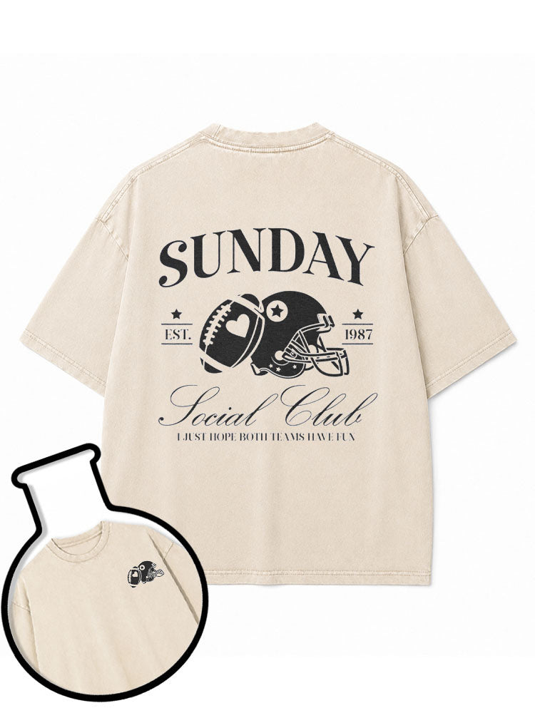 SUNDAY Social Club Washed T-Shirt