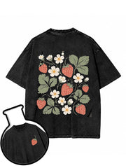 Wildflower and Strawberry Washed T-Shirt