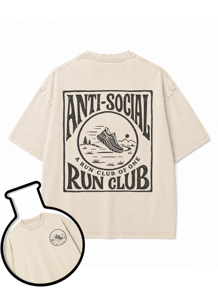 A RUN CLUB OF ONE Washed T-Shirt