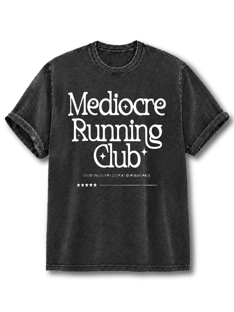 Mediocre Running Club Washed T-Shirt