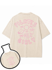 PILATES GIRLY Washed T-Shirt