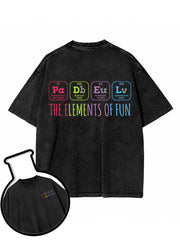 THE ELEMENTS OF FUN Washed T-Shirt