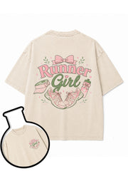RUNNER GIRL Washed T-Shirt
