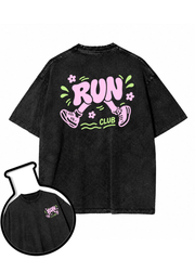 RUN club Washed T-Shirt