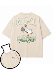 GOOSE CHAMPIONS TENNIS CLUB Washed T-Shirt