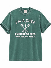 I'm Here To Feed Washed T-Shirt