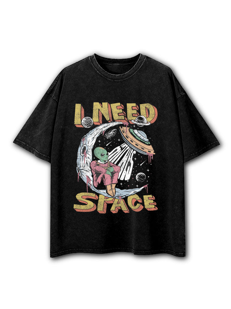 I Need Space Washed T-Shirt