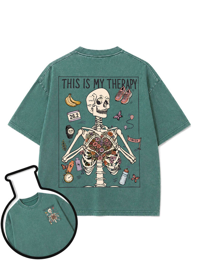 This Is My Therapy Washed T-Shirt