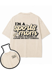 I'M A sports mom Washed T-Shirt
