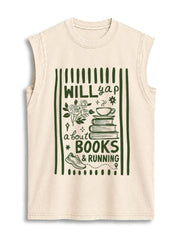 WILL yap about BOOKS & RUNNING Vintage Washed Cotton Tank Top
