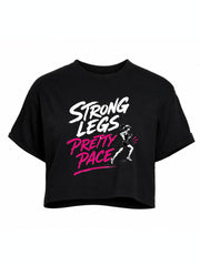 Strong Legs Pretty Pace Crop Tops