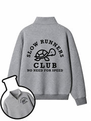 Slow Runners Club Half-Zip Fleece Pullover