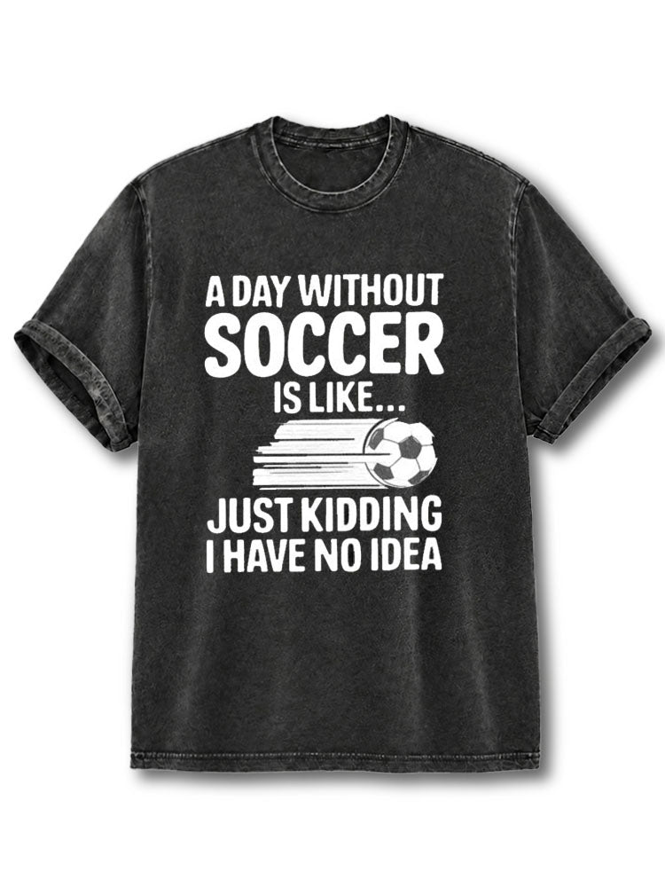 Just Kidding I Have No Idea Washed T-Shirt