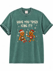 Holiday Plans Run Long Eat Junk Watch Rubbish Washed T-Shirt