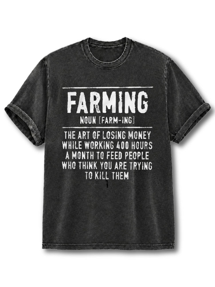 Farming Washed T-Shirt