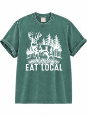 Eat Local Washed T-Shirt