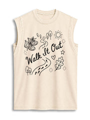 WALK IT OUT Vintage Washed Cotton Tank Top