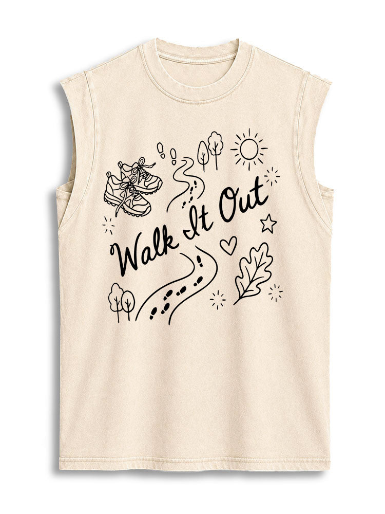 WALK IT OUT Vintage Washed Cotton Tank Top