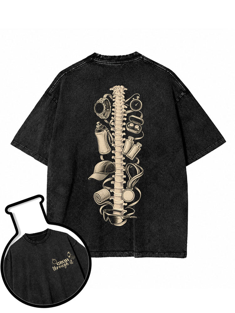 GROW through it  Washed T-Shirt