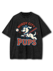 Windy City Pups Washed T-Shirt