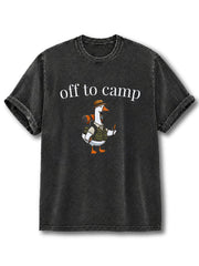 Off To Camp Washed T-Shirt
