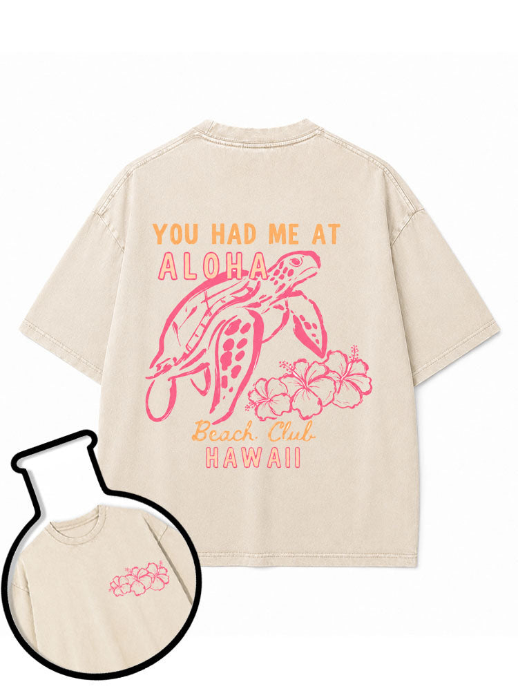 Aloha Hawaii Washed T-Shirt