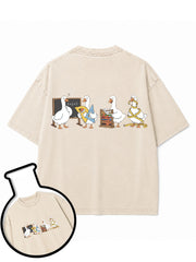 Funny Back-to-School Season Washed T-Shirt