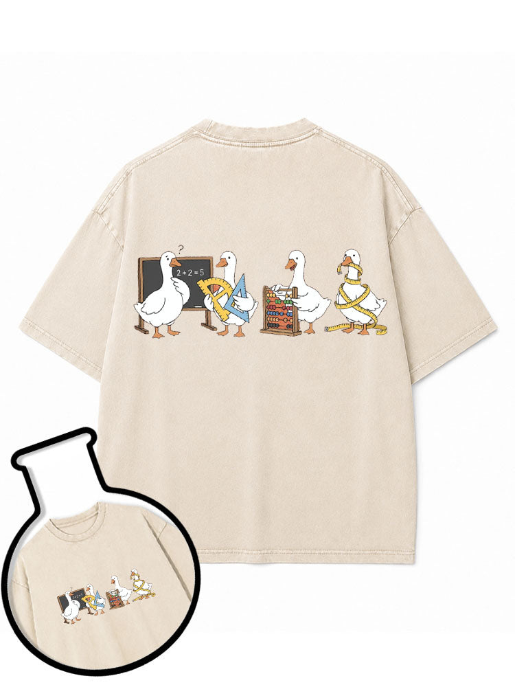 Funny Back-to-School Season Washed T-Shirt