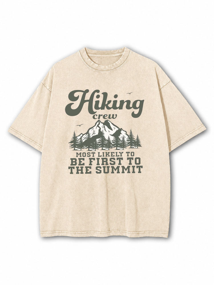 Most Likely To Be First to The Summit Washed T-Shirt