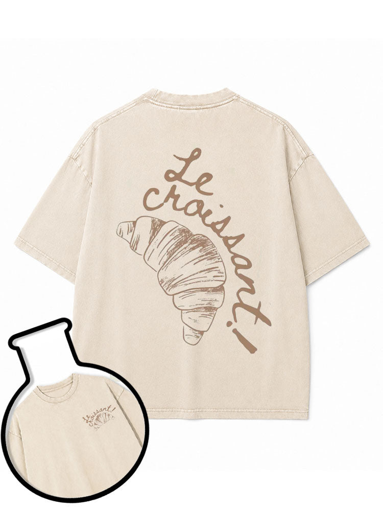 Le croissant Washed T-Shirt