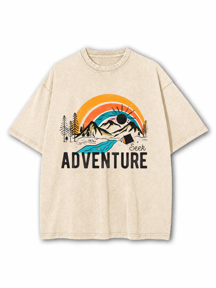 Seek Adventure Washed T-Shirt