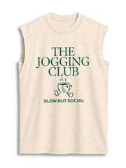 THE JOGGING CLUB Vintage Washed Cotton Tank Top