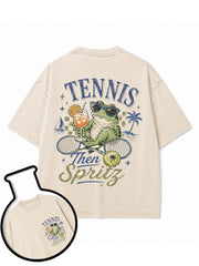 Tennis then Spritz Washed T-Shirt