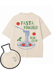 PASTA POWERED RUN CLUB Washed T-Shirt