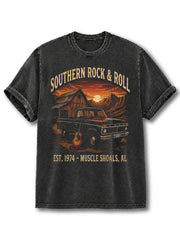 Southern Rock & Roll Washed T-Shirt