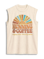 Logging Miles Brewing Smiles Vintage Washed Cotton Tank Top