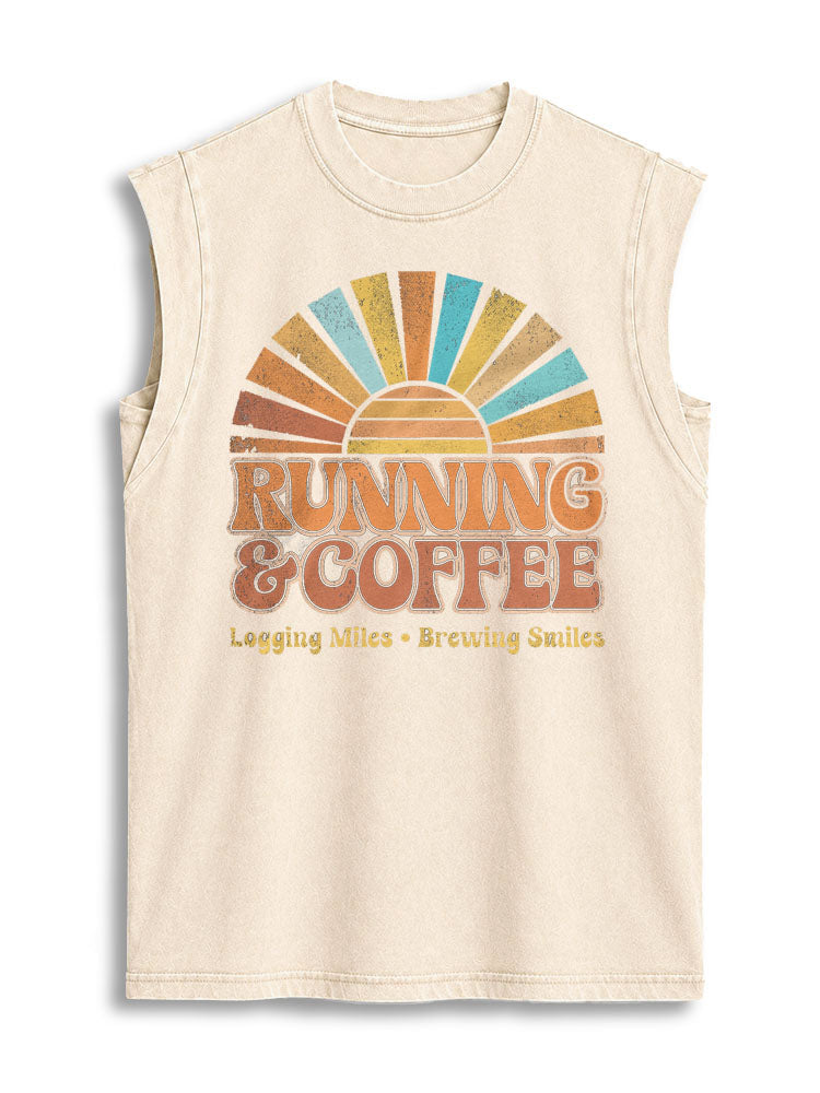 Logging Miles Brewing Smiles Vintage Washed Cotton Tank Top