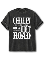 Chilling on A Dirty Road Washed T-Shirt