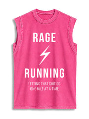 Rage Running Vintage Washed Cotton Tank Top