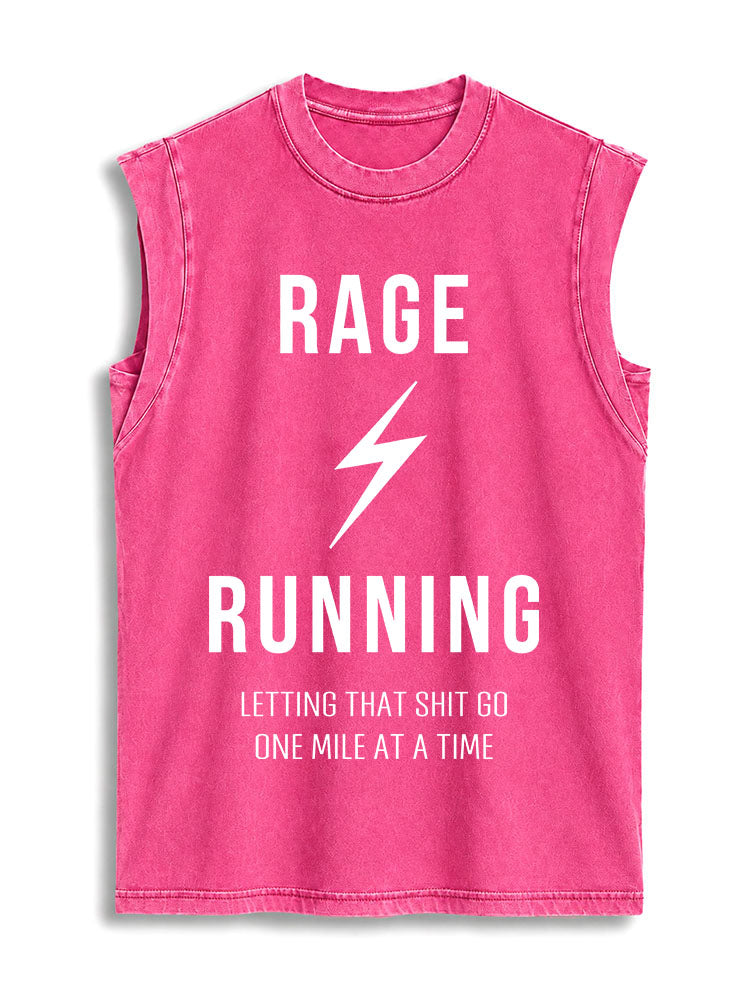 Rage Running Vintage Washed Cotton Tank Top