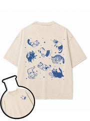 CAT TENNIS Washed T-Shirt