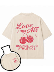 Love All BOUNCE CLUB ATHLETICS Washed T-Shirt