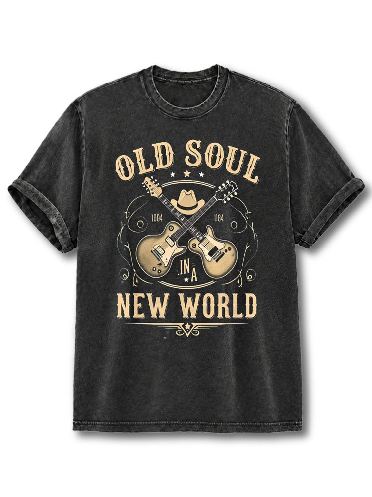 Old Soul New World Washed T-Shirt